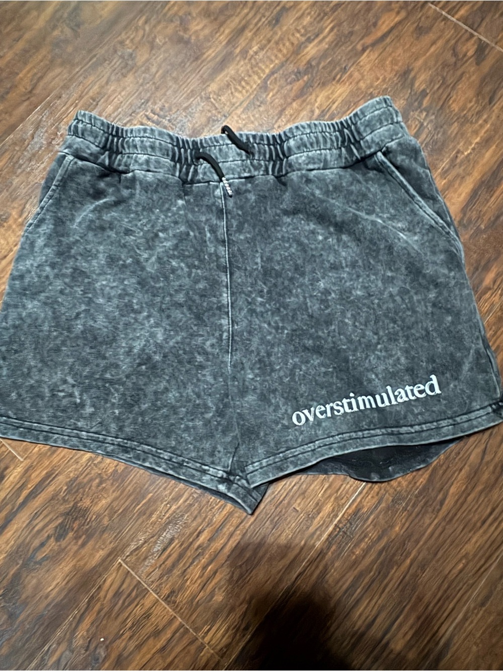 Oversimulated Women's Athletic Lounge Shorts - Washed Black